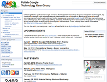 Tablet Screenshot of gtug.pl
